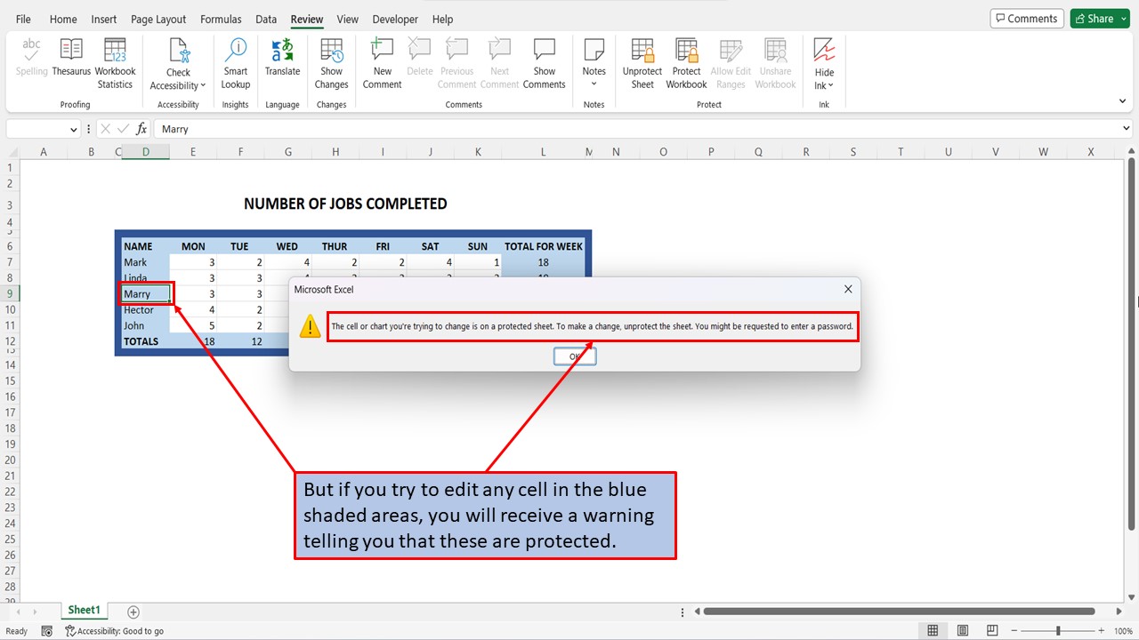 How To Lock Specific Cells In Excel Mark's Excel Tips