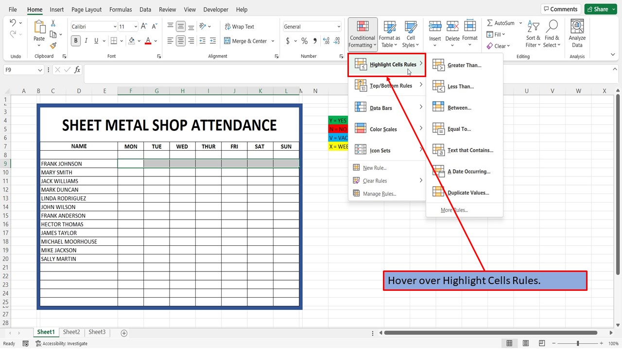 How To Get A Cell In Excel To Change Color Based On Its Value