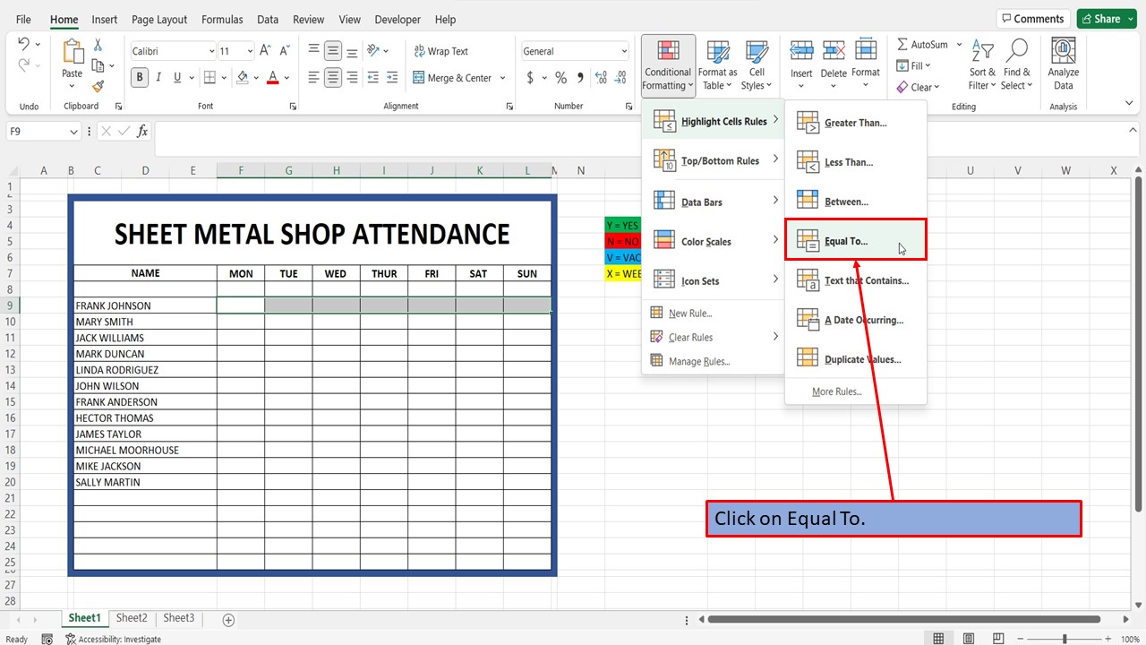 How To Get A Cell In Excel To Change Color Based On Its Value