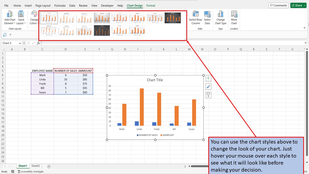 Turn Excel Data Into A Graph Mark's Excel Tips