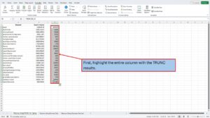 How To Remove Numbers After the Decimal in Excel