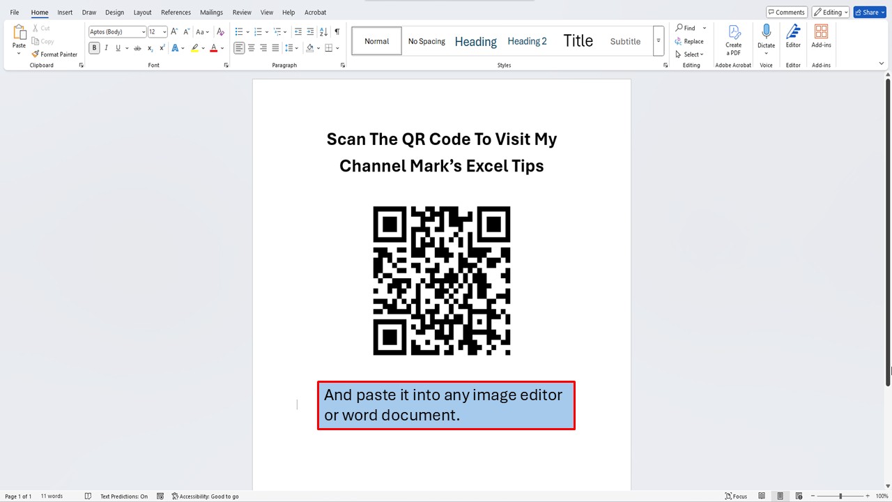 How to Use the Excel QR Code Generator in Excel 365 (Step-by-Step Guide)