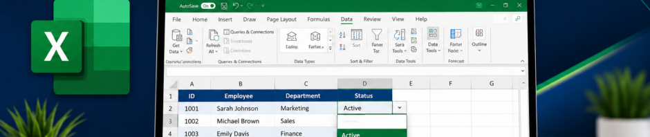 how to create drop down list in excel