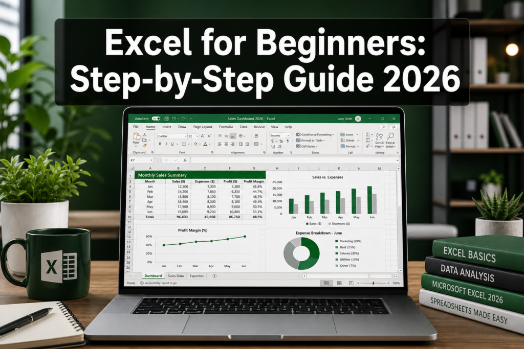 how to use excel for beginners step by step