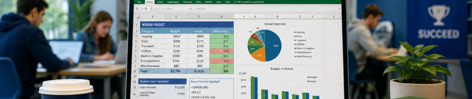 how to use excel for students