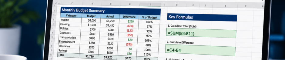 how to use excel to calculate