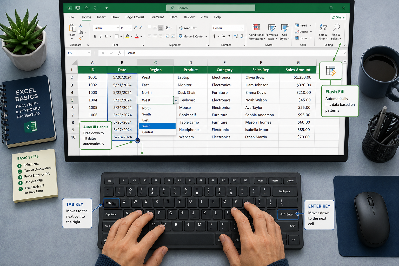 How Do I Quickly Enter Data Without Making Mistakes