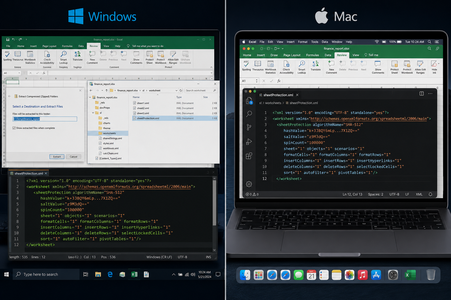 How to Remove Password Protection from an Excel Sheet: Mac vs. Windows