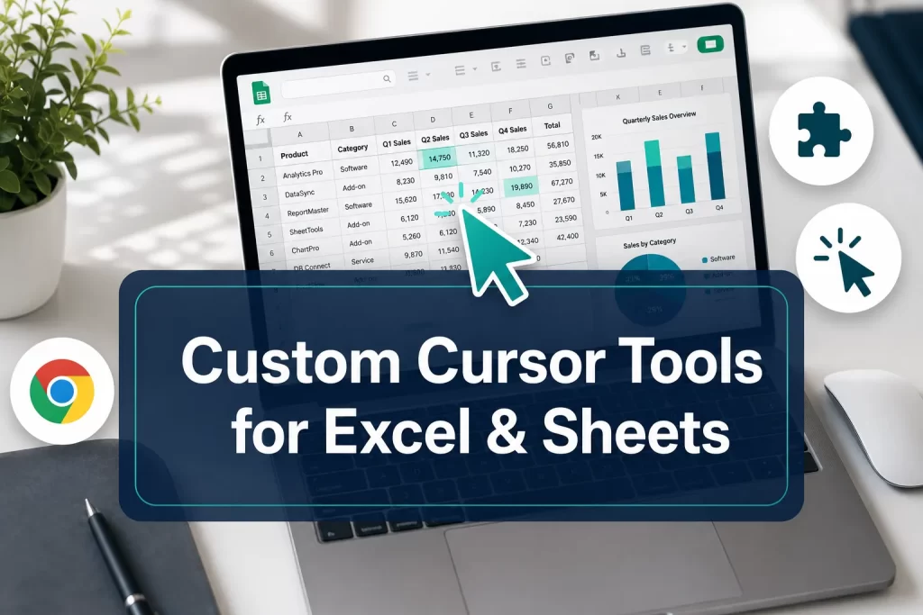 Custom Cursor Tools for Excel and Google Sheets: Apps, Extensions, and Settings to Make Point-and-Click Work Faster