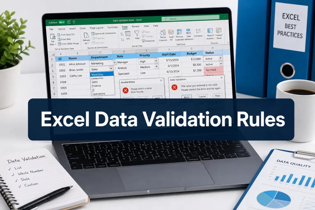 Excel Data Validation Rules: Stop Bad Inputs Before They Break Your Formulas or Dashboards