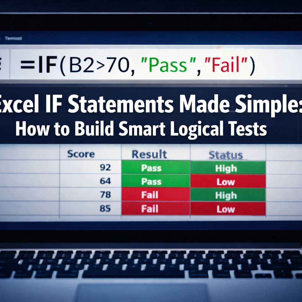 Excel IF Statements Made Simple: How to Build Smart Logical Tests