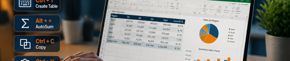 Excel Keyboard Shortcuts for Busy Professionals: The 80/20 List That Makes You Faster