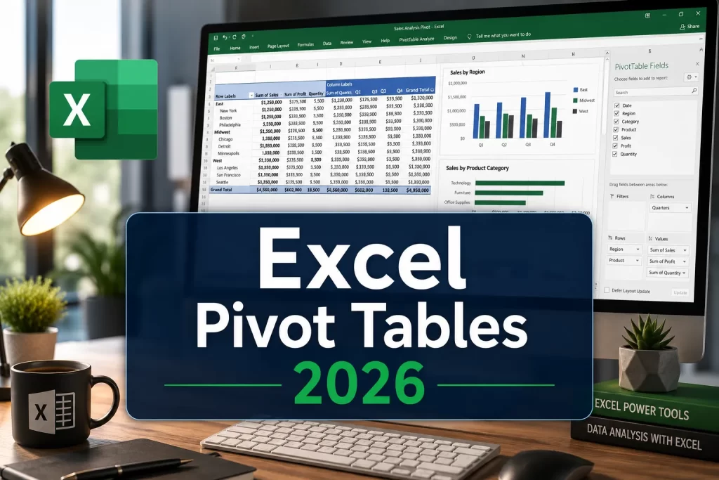 Excel Pivot Tables for 2026: A Step-by-Step Guide to Summarizing, Grouping, and Visualizing Your Data