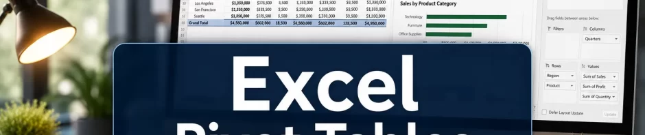 Excel Pivot Tables for 2026: A Step-by-Step Guide to Summarizing, Grouping, and Visualizing Your Data
