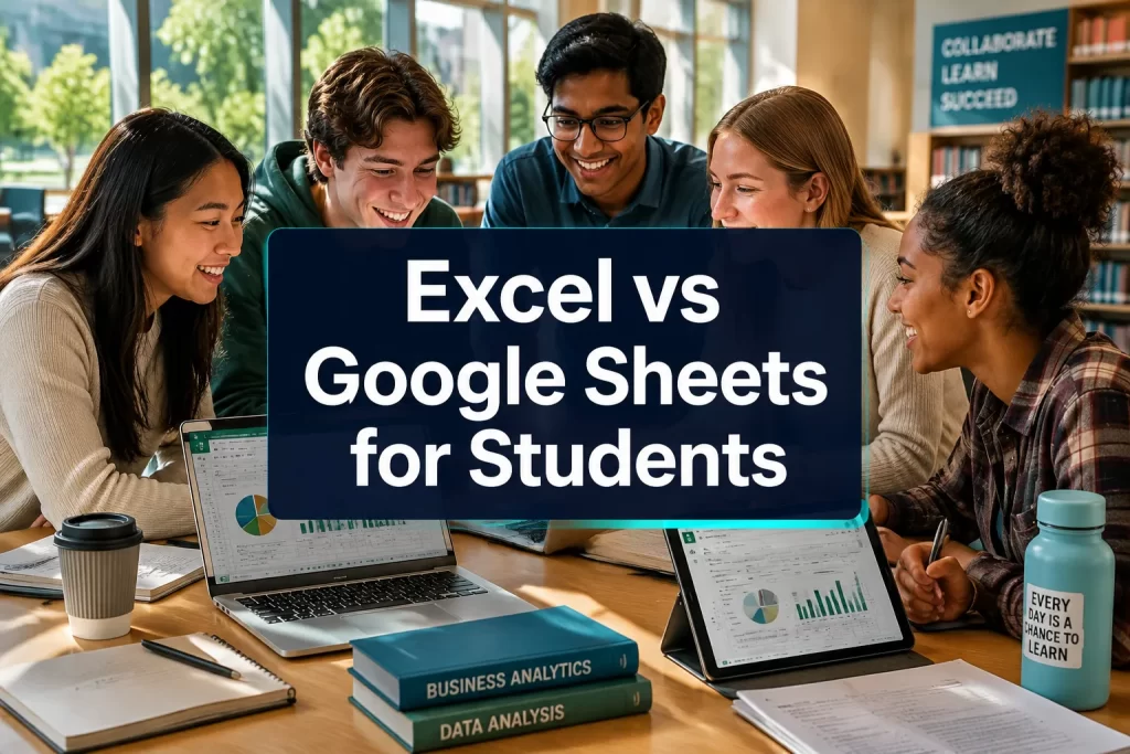 Excel vs Google Sheets for Students: Choosing the Right Tool for Assignments, Group Projects, and Data Courses