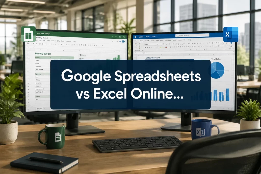 Google Spreadsheets vs Excel Online: Which Web-Based Spreadsheet Is Better for Everyday Work?