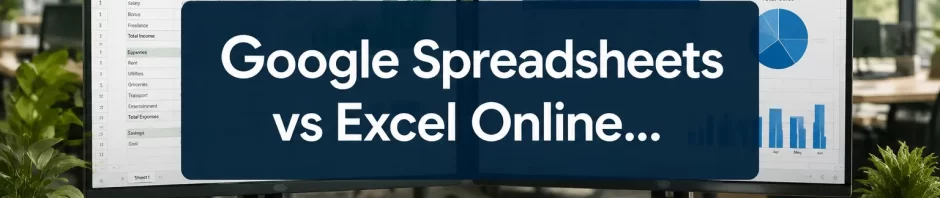 Google Spreadsheets vs Excel Online: Which Web-Based Spreadsheet Is Better for Everyday Work?