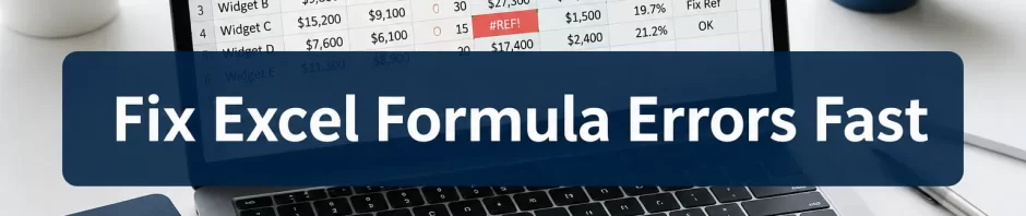 How to Fix Excel Formulas That Return Errors: The Most Common Causes and Solutions