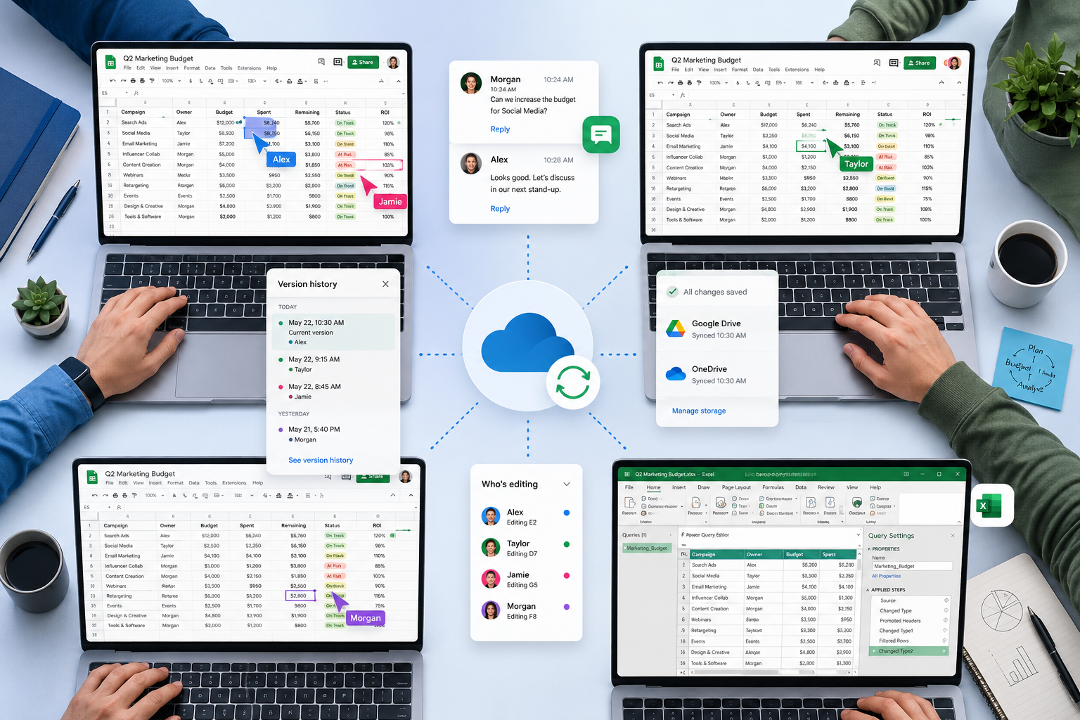 Excel vs Google Sheets for Teams and Remote Work