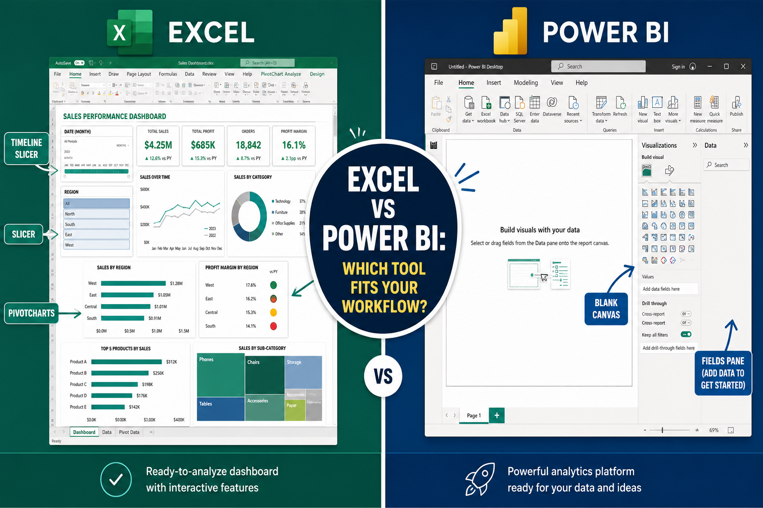 Excel vs Power BI for Data Analysis: Which Is Better?