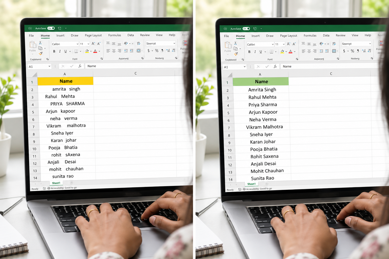 How to Remove Extra Spaces and Clean Text Data Automatically in Excel