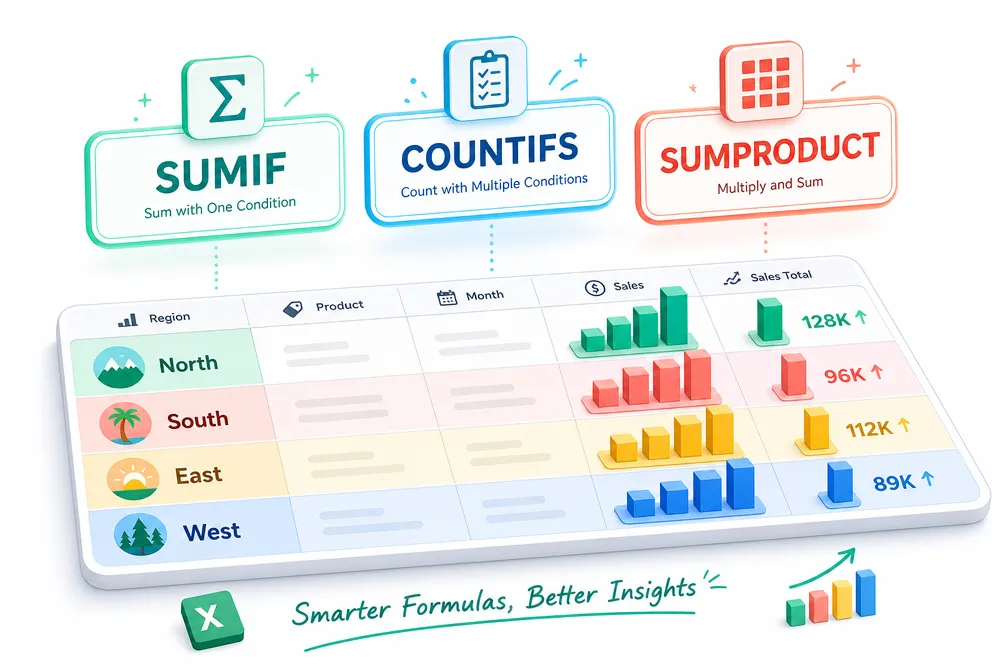 Can SUMIF Work With Wildcards and Partial Text Matches?
