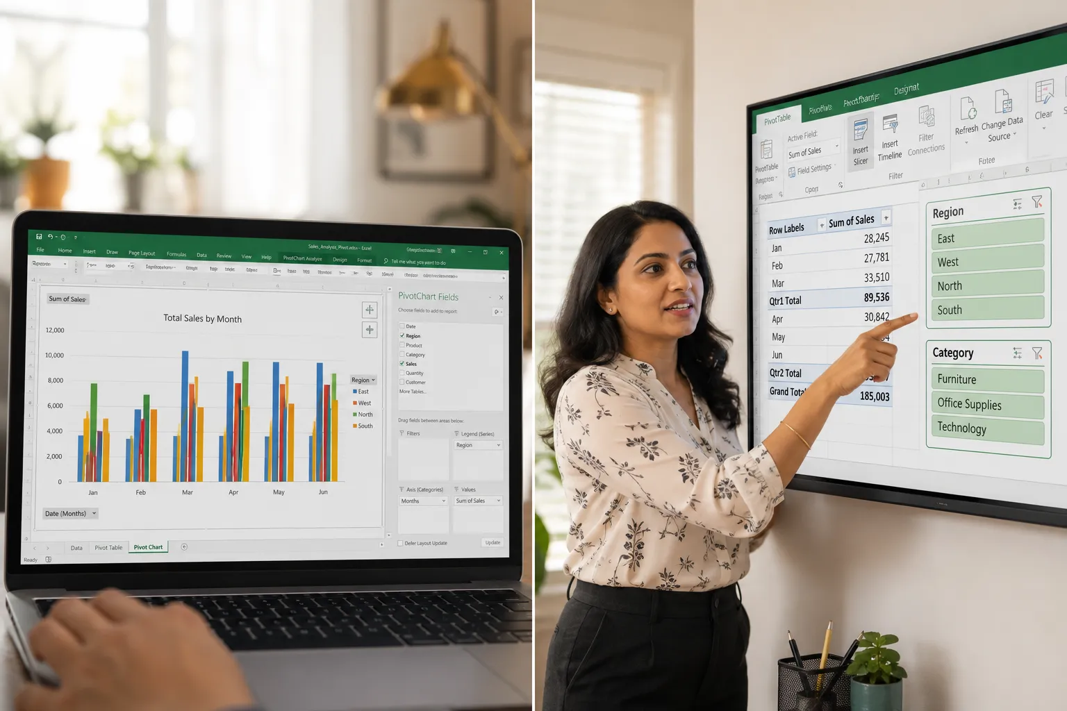 How to Add a Chart to Your Pivot Table for Visualization